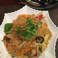 Veg noodles  at Green Farm in Hanoi