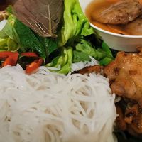 Great bun Cha at Green Farm Restaurant & Coooking class.  at Green Farm in Hanoi