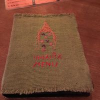 Menu  at Little Spice in Kanazawa