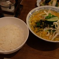Soup and rice at Little Spice in Kanazawa