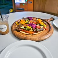 Vegan Pizza at Asics Connection in Tokyo