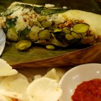 Fragrant leave petai rice  at Green House Vegetarian in 