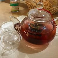 Rose tea at Green House Vegetarian in 