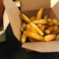 fries at Rudy's Dirty Vegan Diner in North West London