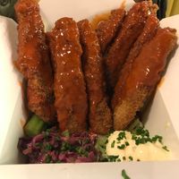Buffalo wings at Rudy's Dirty Vegan Diner in North West London