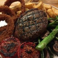 Vegan steak at Rudy's Dirty Vegan Diner in North West London