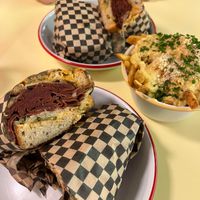 Dirty Reuben. f**kin A!   at Rudy's Dirty Vegan Diner in North West London