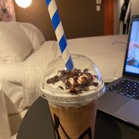 Chocolate milkshake at Rudy's Dirty Vegan Diner in North West London