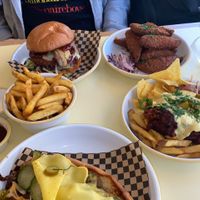   at Rudy's Dirty Vegan Diner in North West London