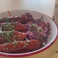  at Rudy's Dirty Vegan Diner in North West London