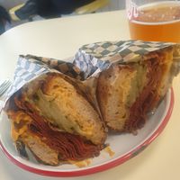 Reuben sandwich at Rudy's Dirty Vegan Diner in North West London