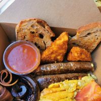 Full English at Rudy's Dirty Vegan Diner in North West London