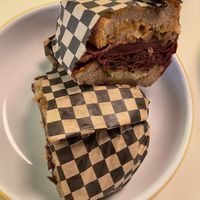 Reuben sandwich  at Rudy's Dirty Vegan Diner in North West London