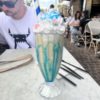Unicorn shake   at Rudy's Dirty Vegan Diner in North West London