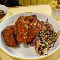 Bbq wings at Rudy's Dirty Vegan Diner in North West London