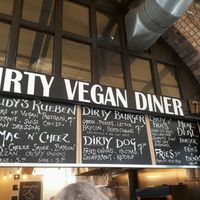 Menu at Rudy's Dirty Vegan Diner in North West London