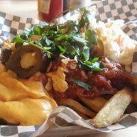Dirty fries at Rudy's Dirty Vegan Diner in North West London