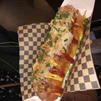 Hot dog  at Rudy's Dirty Vegan Diner in North West London