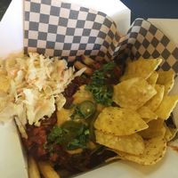 Dirty fries  at Rudy's Dirty Vegan Diner in North West London