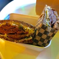 Get the Reuben! at Rudy's Dirty Vegan Diner in North West London