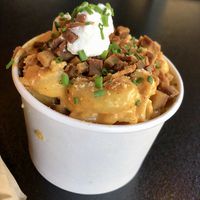 Mac n cheez  at Rudy's Dirty Vegan Diner in North West London