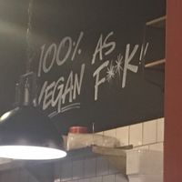 Love this  at Rudy's Dirty Vegan Diner in North West London