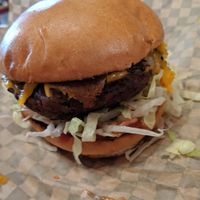 Dirty Burger at Rudy's Dirty Vegan Diner in North West London