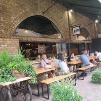 exterior at Rudy's Dirty Vegan Diner in North West London