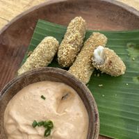 Taro sticks, mouth watering   at Pituq Cafe in 