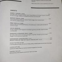 Menu at Pituq Cafe in 
