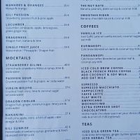 Menu at Pituq Cafe in 