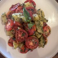 Tomatoes and potatoes    at Pituq Cafe in 