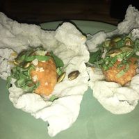 Rice crackers starter  at Pituq Cafe in 