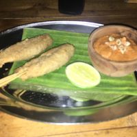 Coconut satay lilit  at Pituq Cafe in 