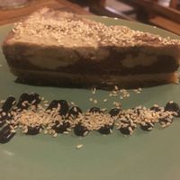 Almond and sesame chocolate cake!!  at Pituq Cafe in 