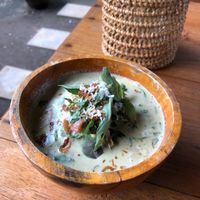 Jackfruit green curry  at Pituq Cafe in 