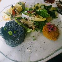 Amazing suprise plate at Organic Vision in Oostende