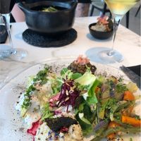 Vegan dish of the day at Organic Vision in Oostende