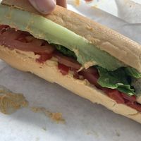 Spivey hummus sandwich at Danny's Main Street Market in Cooperstown