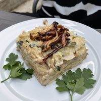 Shimejis à brás at Remedio Santo Campo Alegre in Porto