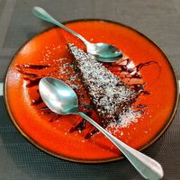 Bolo De Chocolate Com Coco. at Remedio Santo Campo Alegre in Porto