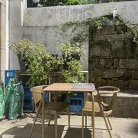 Lovely outside garden 🪴   at Remedio Santo Campo Alegre in Porto