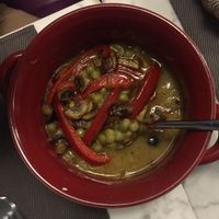 Ervilhas fumadas à Mirandesa (vegan) at Remedio Santo Campo Alegre in Porto