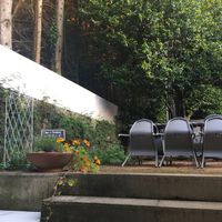 Lovely garden at Remedio Santo Campo Alegre in Porto