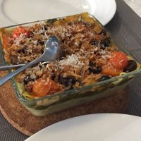 lasagna at Remedio Santo Campo Alegre in Porto