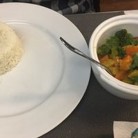 Veggie Curry at Remedio Santo Campo Alegre in Porto