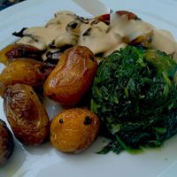 Seitan Steak at Remedio Santo Campo Alegre in Porto