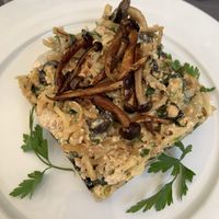 Definitely try the shimeji á Brás!! at Remedio Santo Campo Alegre in Porto