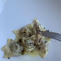 Ravioli veg  at Trattoria Glisenti in Marone