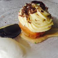 Cupcake e sorbet  at Trattoria Glisenti in Marone